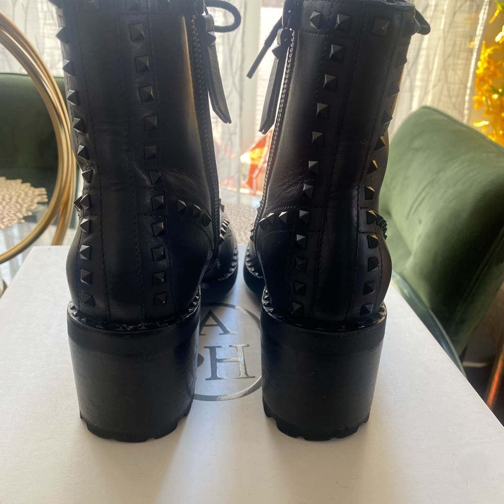 Ash Combat Boots